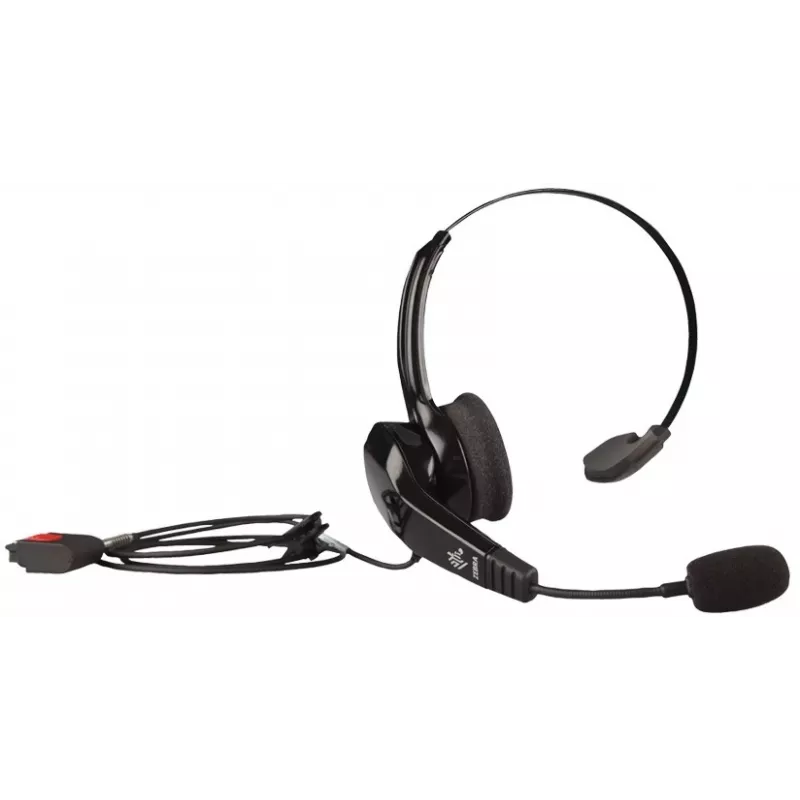 “Zebra HS3100” laisvų rankų įranga belaidė ant galvos juostos uždedama biurui / skambučių centrui “Bluetooth” juoda