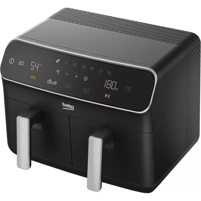 Karšto oro gruzdintuvė Beko FRL5388B ExpertFry 8,5 l 2400 W juoda, jutiklinis valdymas
