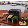 Karšto oro gruzdintuvė Beko FRL5388B ExpertFry 8,5 l 2400 W juoda, jutiklinis valdymas