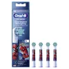 Pakaitiniai dantų šepetėlių antgaliai BRAUN Oral‑B Spiderman 4 vnt., suderinami su Oral‑B rankenomis, modelis 014052