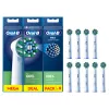 Oral-B CrossAction dantų šepetėlių galvutės 9 vnt. Baltos