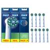 Oral-B CrossAction dantų šepetėlių galvutės 9 vnt. Baltos