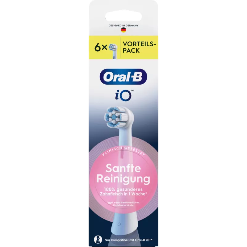 Oral-B 8700216194679 dantų šepetėlio galvutė 6 vnt. Balta