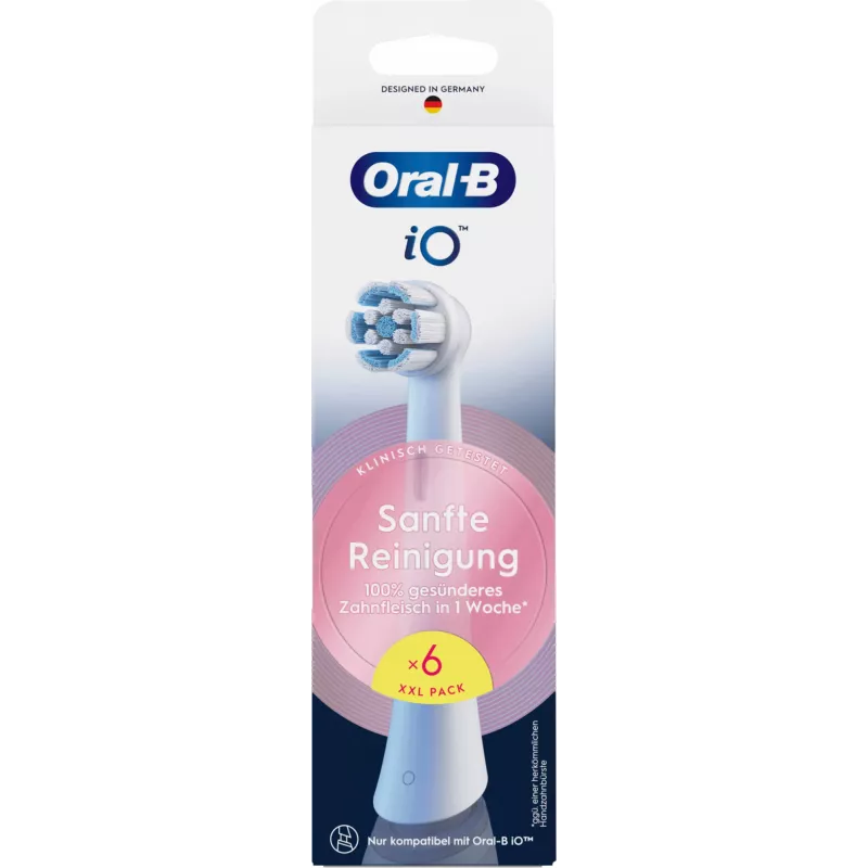 Oral-B 8700216194679 dantų šepetėlio galvutė 6 vnt. Balta