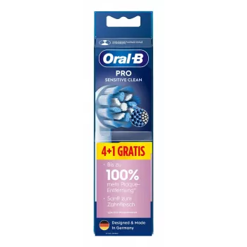 Dantų šepetėlių galvutės Oral-B Pro Sensitive Clean 5 vnt. Balta Ypač minkšta