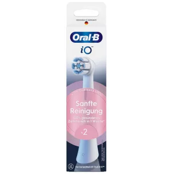 Elektrinio dantų šepetėlio keičiamosios galvutės Oral-B iO Gentle Cleaning White, 2 vnt.