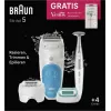 Braun Silk-épil 5 810 +Gillette Venus Trimmer 28 pincetai Mėlyna, Balta