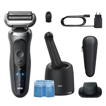Foil shaver Braun Series 7 72-C7200CC Juoda Stainless steel Ličio jonų baterija