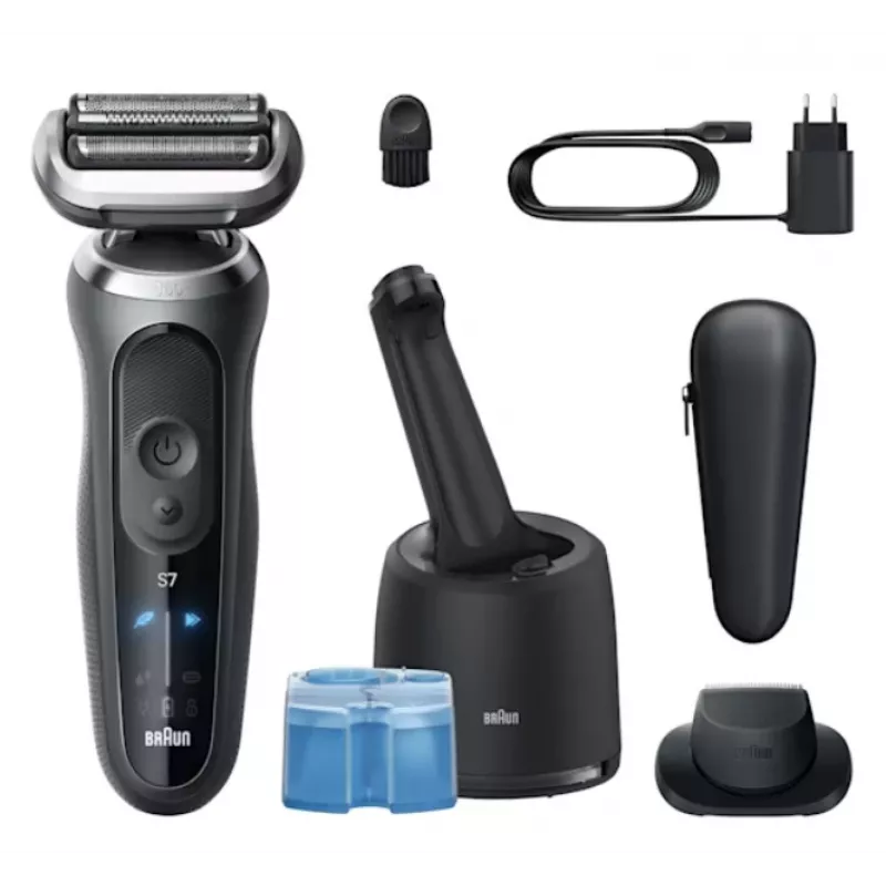 Foil shaver Braun Series 7 72-C7200CC Juoda Stainless steel Ličio jonų baterija