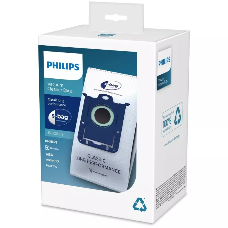 Philips s-bag FC8021/05 dulkių siurblio maišeliai