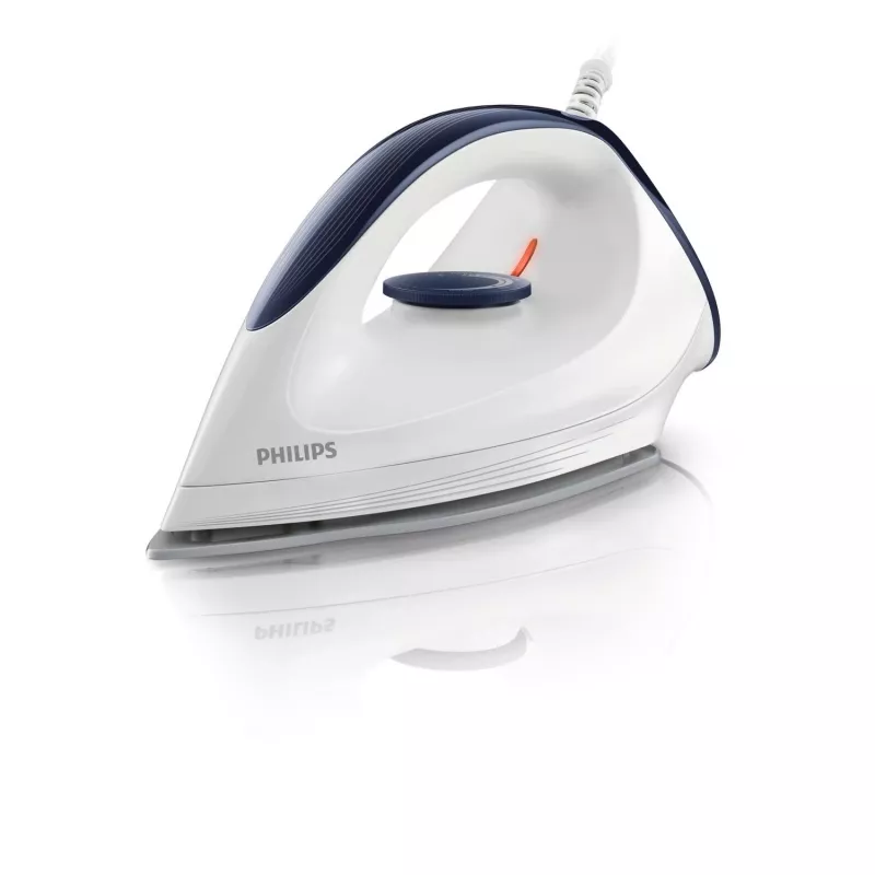 Philips GC160/02 sausas lygintuvas, sausas lygintuvas, DynaGlide padas, 1,8 m, balta, 1200 W