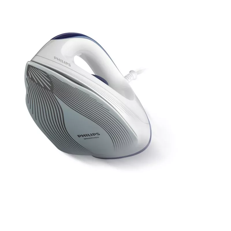 Philips GC160/02 sausas lygintuvas, sausas lygintuvas, DynaGlide padas, 1,8 m, balta, 1200 W
