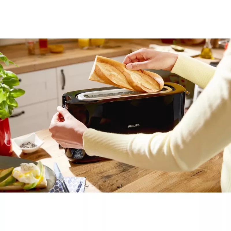 Philips Daily Collection HD2590/90 skrudintuvas – ilgas lizdas, juodas