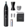 Nosinukų kirpimo mašinėlė Philips 5000 NT5650/16 — maitinamas baterijomis, AA, atsparus vandeniui, nerūdijančio plieno peiliukai, 3 šukelės, kelioninis dėklas