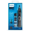 Nosinukų kirpimo mašinėlė Philips 5000 NT5650/16 — maitinamas baterijomis, AA, atsparus vandeniui, nerūdijančio plieno peiliukai, 3 šukelės, kelioninis dėklas