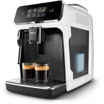 Espreso aparatas Philips Series 2200 EP2223/40 visiškai automatinis, 1,8 l vandens talpa, įmontuota kavamale, 2 snapeliai, 1500 W, juodas