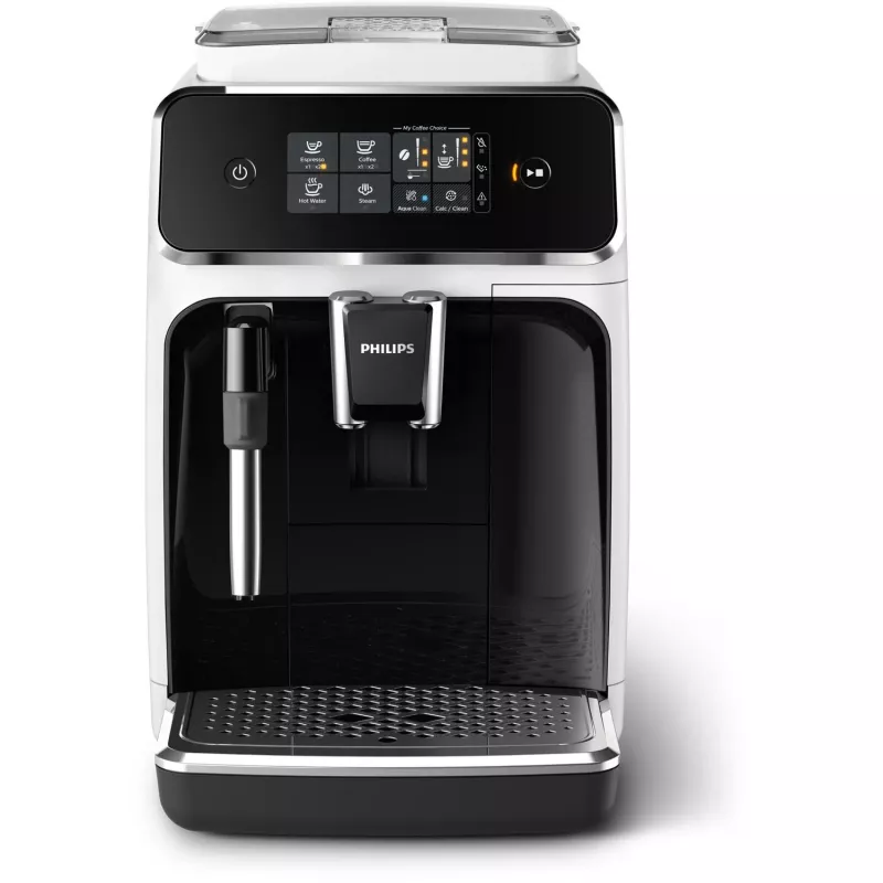 Espreso aparatas Philips Series 2200 EP2223/40 visiškai automatinis, 1,8 l vandens talpa, įmontuota kavamale, 2 snapeliai, 1500 W, juodas