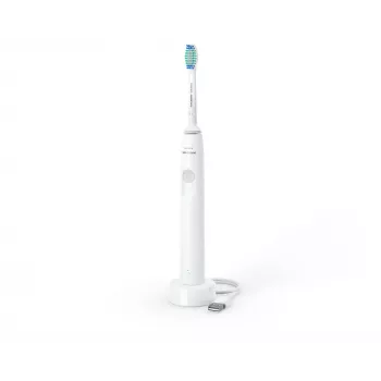 Sonic elektrinis dantų šepetėlis Philips 1100 serija HX3641/02 — kasdienė priežiūra, integruota ličio jonų baterija, 1 rankena, 1 šepetėlio galvutė