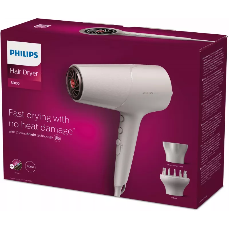 Plaukų džiovintuvas Philips 5000 serija BHD501/20 2100 W
