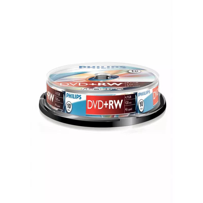 Philips DVD+RW DW4S4B10F/10, 4,7 GB