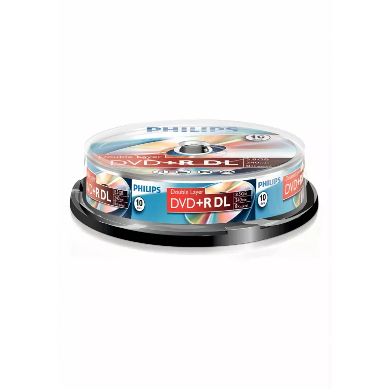 DVD+R DL Philips DR8S8B10F/00 8,5 GB 10 vnt.