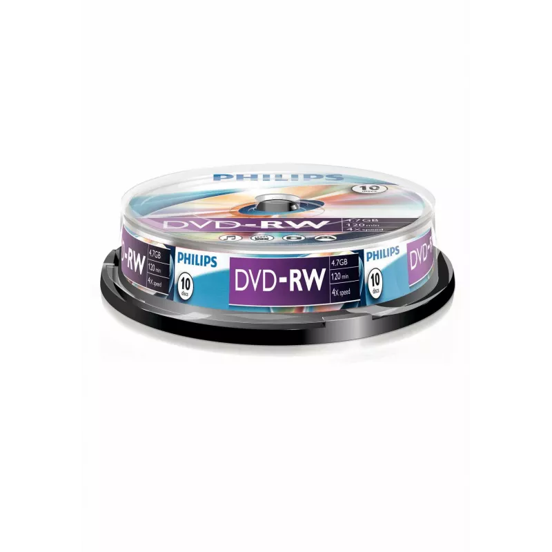 DVD-RW Philips DN4S4B10F/00 4.7GB 10 vnt.