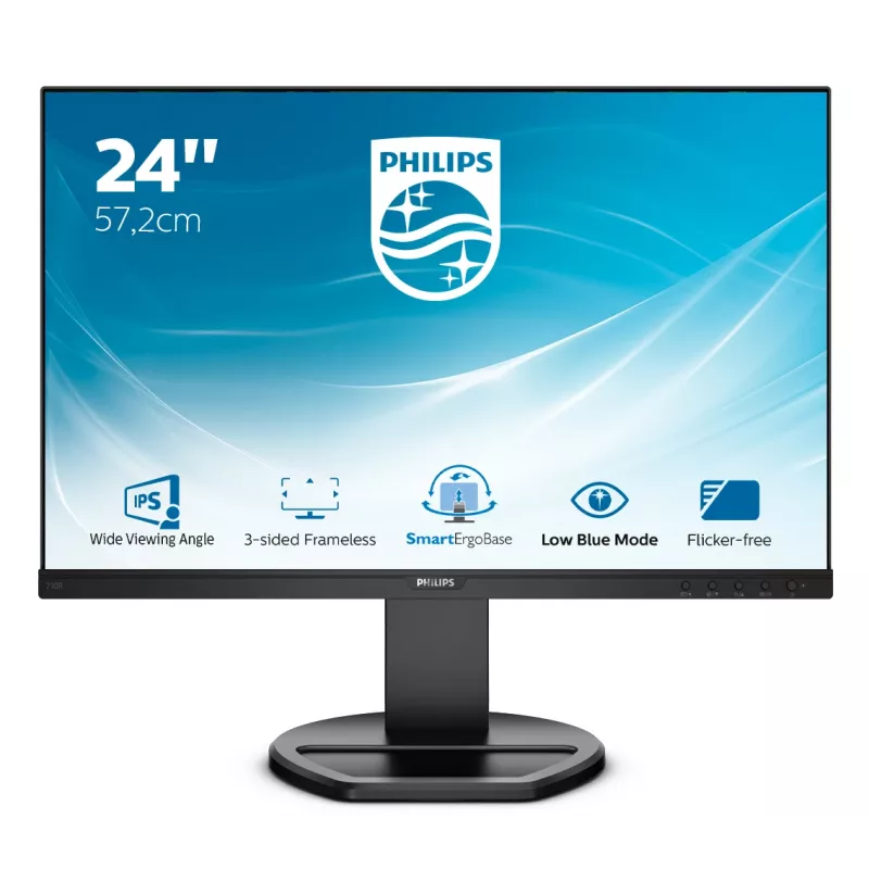 Philips 230B8QJEB/00 kompiuterio monitorius 57,1 cm (22,5 colių) 1920 x 1200 pikselių WUXGA LED juodas