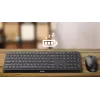 Philips 3000 series SPT6307B/31 klaviatūra, pelė įskaičiuota, universali, RF belaidė, QWERTY, anglų k., juoda