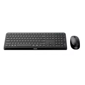 Philips 4000 serija SPT6407B/31 klaviatūra Pelė įskaičiuota Universali RF Belaidė + Bluetooth QWERTY Anglų Juoda