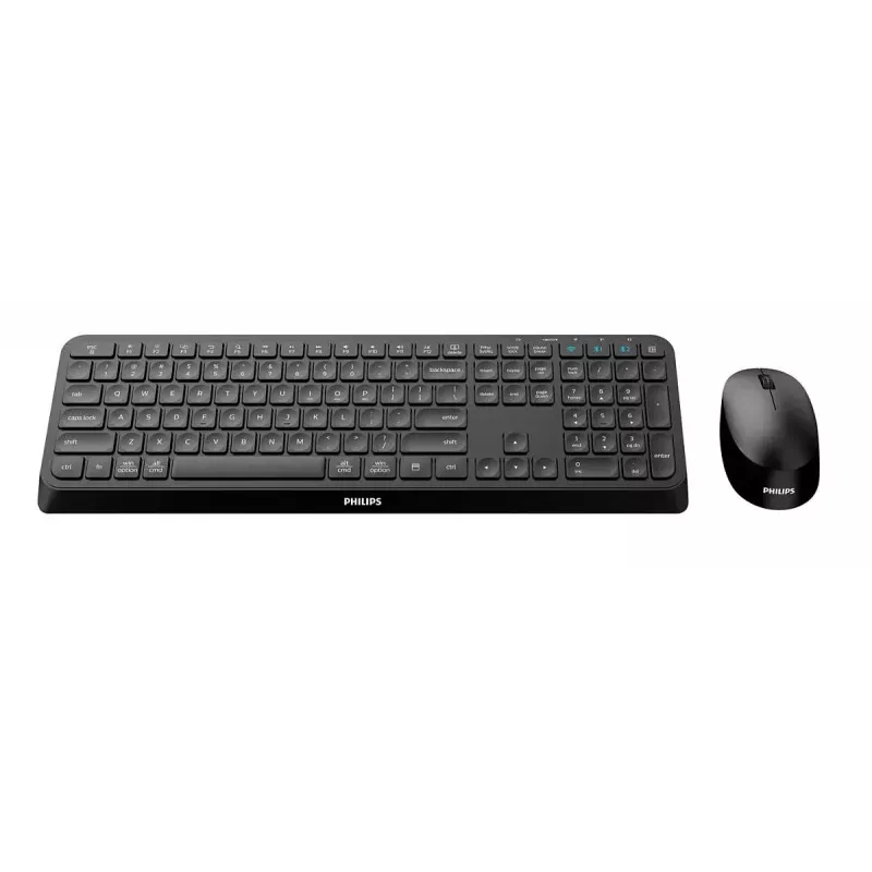 Philips 4000 serija SPT6407B/31 klaviatūra Pelė įskaičiuota Universali RF Belaidė + Bluetooth QWERTY Anglų Juoda