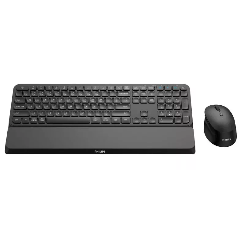 Philips 6000 serija SPT6607B/31 klaviatūra Pelė įtraukta Universali RF belaidė + Bluetooth Juoda