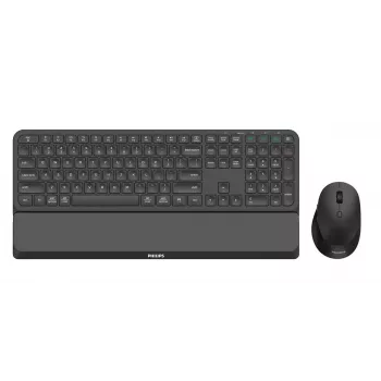 Philips 6000 serija SPT6607B/31 klaviatūra Pelė įtraukta Universali RF belaidė + Bluetooth Juoda