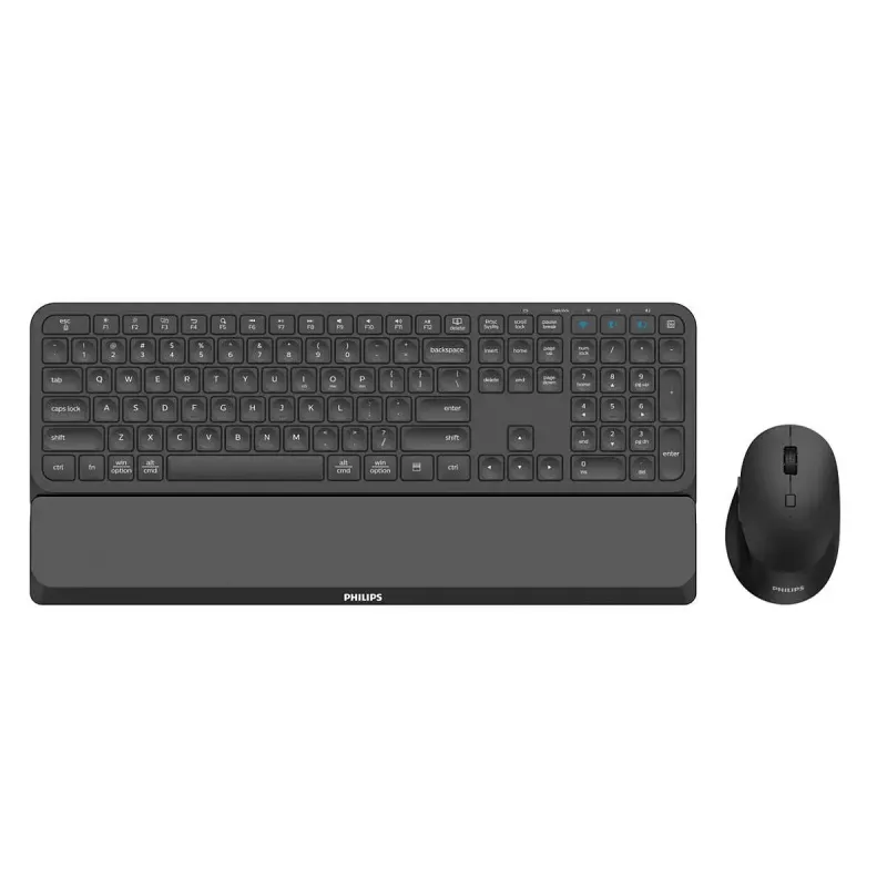 Philips 6000 serija SPT6607B/31 klaviatūra Pelė įtraukta Universali RF belaidė + Bluetooth Juoda
