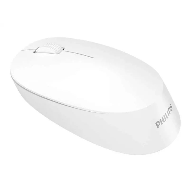 Philips SPK7407W/00 pelė, biurui, abiem rankoms tinkama, RF belaidė + Bluetooth, optinė, 1600 DPI