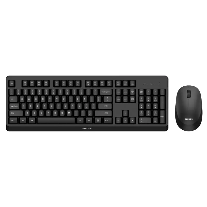 Philips 3000 serijos SPT6307BL/00 klaviatūra Su pele Biuro RF Belaidė Juoda