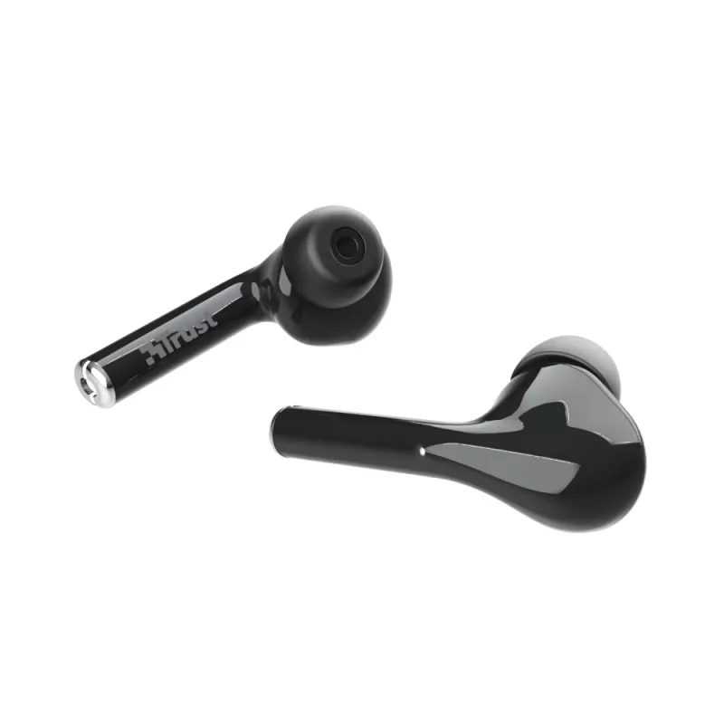 Trust Nika Touch ausinės True Wireless Stereo (TWS) į ausis įdedamos Skambučiai/Muzika Bluetooth juoda