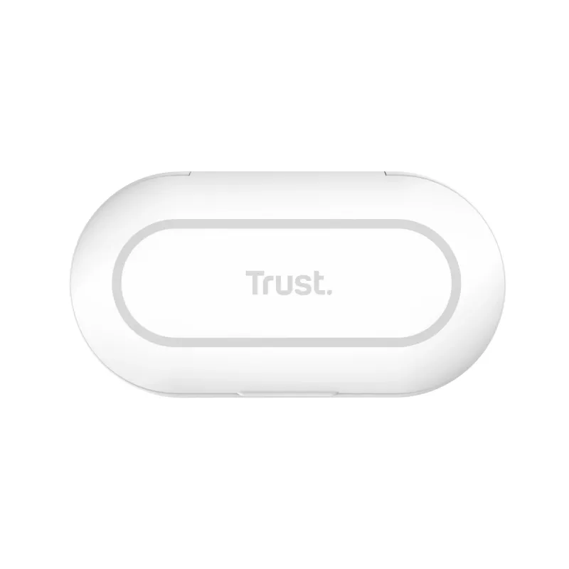 Trust Nika ausinės True Wireless Stereo (TWS) į ausis įdedamos skambučiams / muzikai Bluetooth baltos