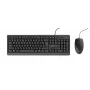 Trust Primo klaviatūra su pele, universali, USB, AZERTY, belgiška, juoda