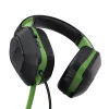 Trust GXT 415X ZIROX ausinės laidinės juostos tipo žaidimams juodos, žalios