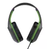 Trust GXT 415X ZIROX ausinės laidinės juostos tipo žaidimams juodos, žalios