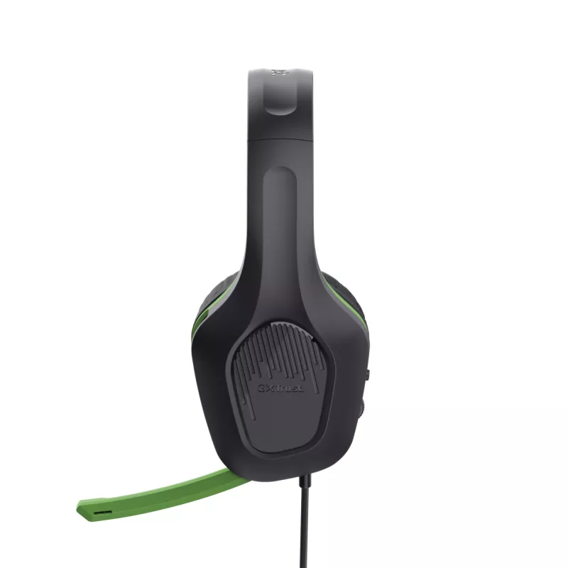 Trust GXT 415X ZIROX ausinės laidinės juostos tipo žaidimams juodos, žalios