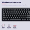 Klaviatūra TRUST Ody II pilno dydžio belaidė RF QWERTY Nordic juoda