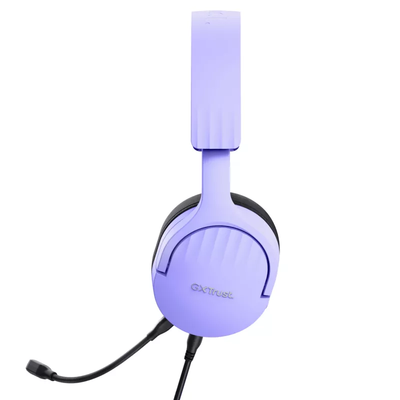 Trust GXT 489P FAYZO ausinės su laidu ant galvos žaidimams juodos, violetinės