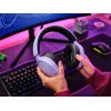 Trust GXT 489P FAYZO ausinės su laidu ant galvos žaidimams juodos, violetinės