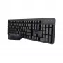 Trust Ody II klaviatūra Pelė komplekte Biuro RF Belaidė AZERTY Belgų Juoda