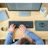 Trust Ody II klaviatūra Pelė komplekte Biuro RF Belaidė AZERTY Belgų Juoda