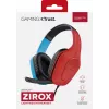 Trust GXT 416S Zirox Headset Wired Head-band Gaming Juoda, Žydra, Red
