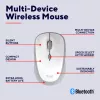 Trust Yvi+ pelė universali abiem rankoms tinkama RF belaidė + Bluetooth optinė 1600 DPI