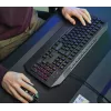 Trust GXT 836 Evocx klaviatūra, skirta žaidimams, USB, AZERTY, belgiška, juoda