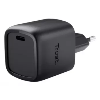 Trust Maxo 30W USB-C GaN įkroviklis vidaus greitasis įkrovimas juodas